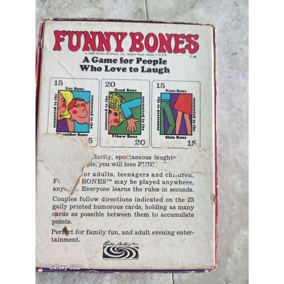 SL Parker Bothers Vintage Funny Bones game - Picture 3 of 6
